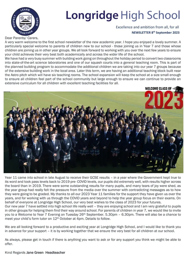 8th September 2023
